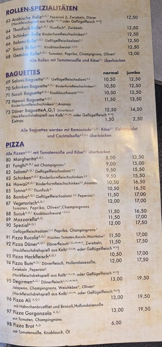 Speisekarte photo 5