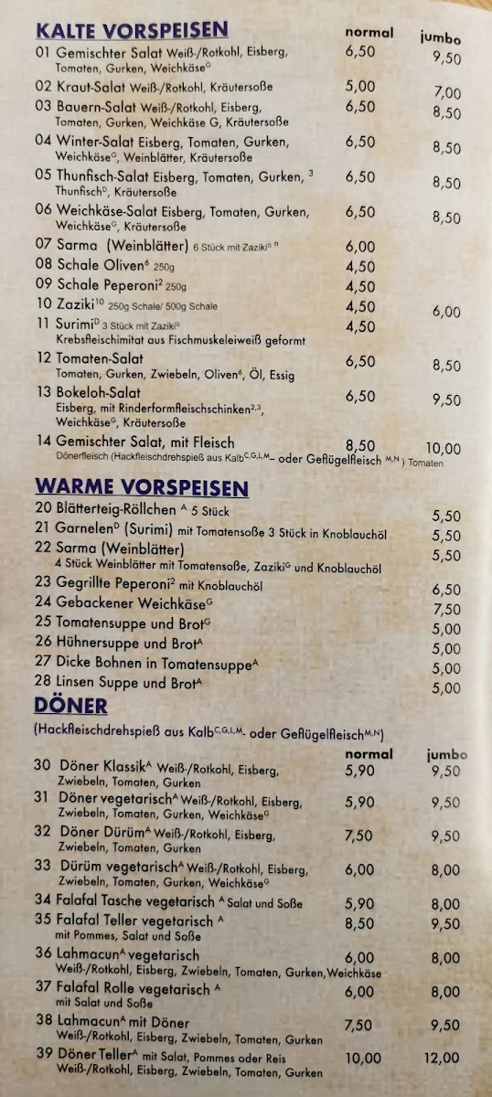 Speisekarte photo 7