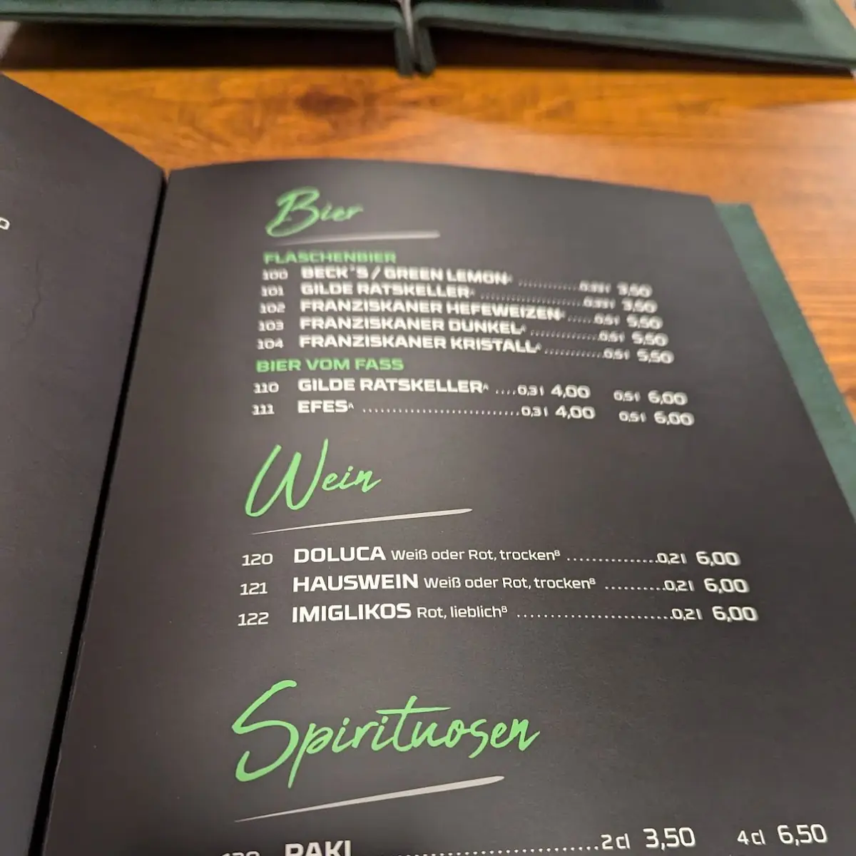Speisekarte photo 8