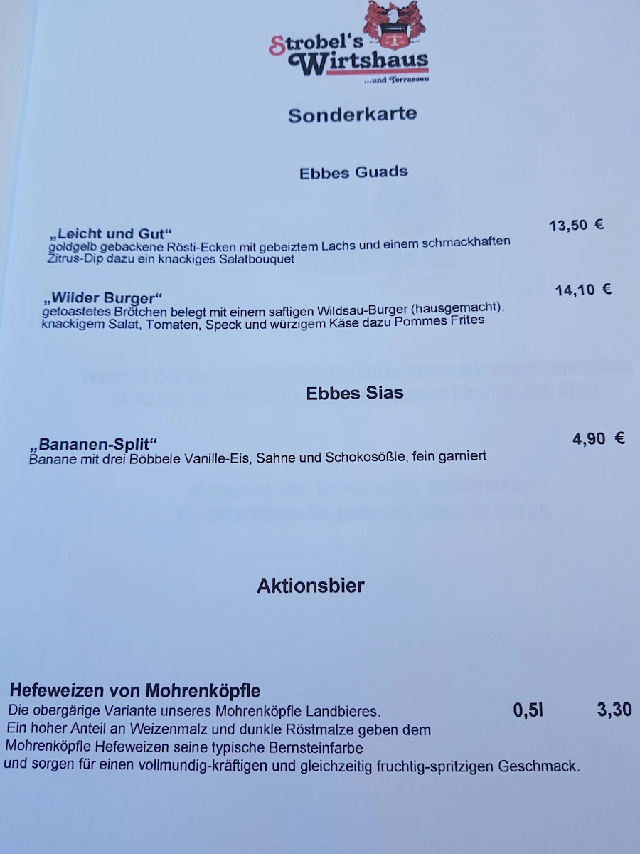 Speisekarte photo 4