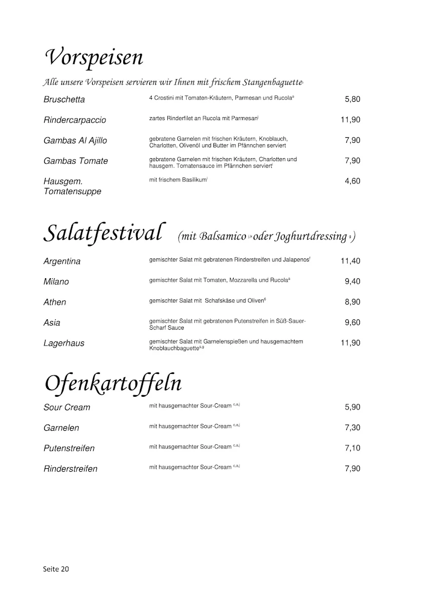 Speisekarte photo 8