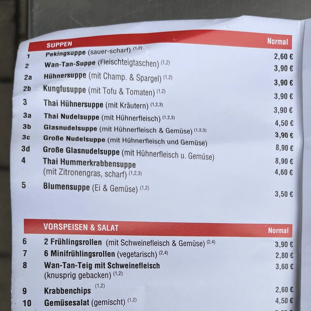 Speisekarte photo 6