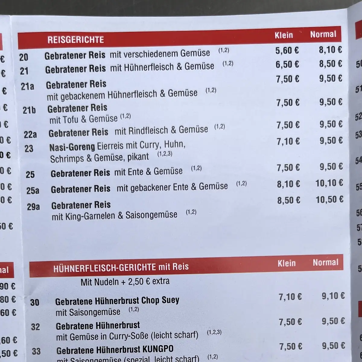 Speisekarte photo 9