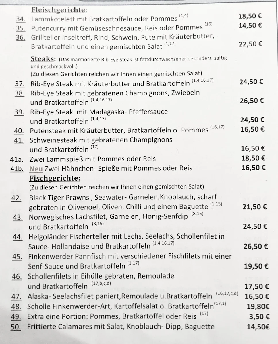 Speisekarte photo 2