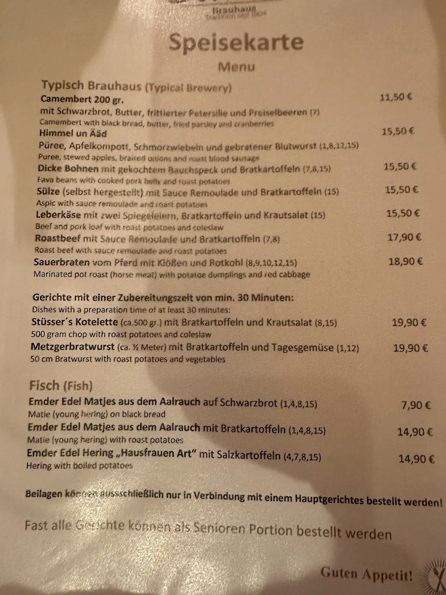 Speisekarte photo 2