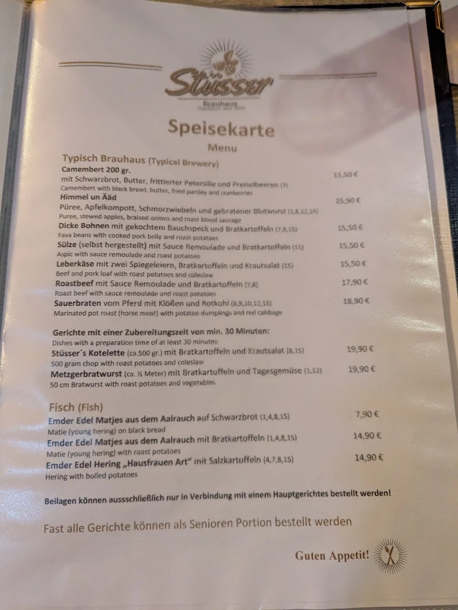 Speisekarte photo 3