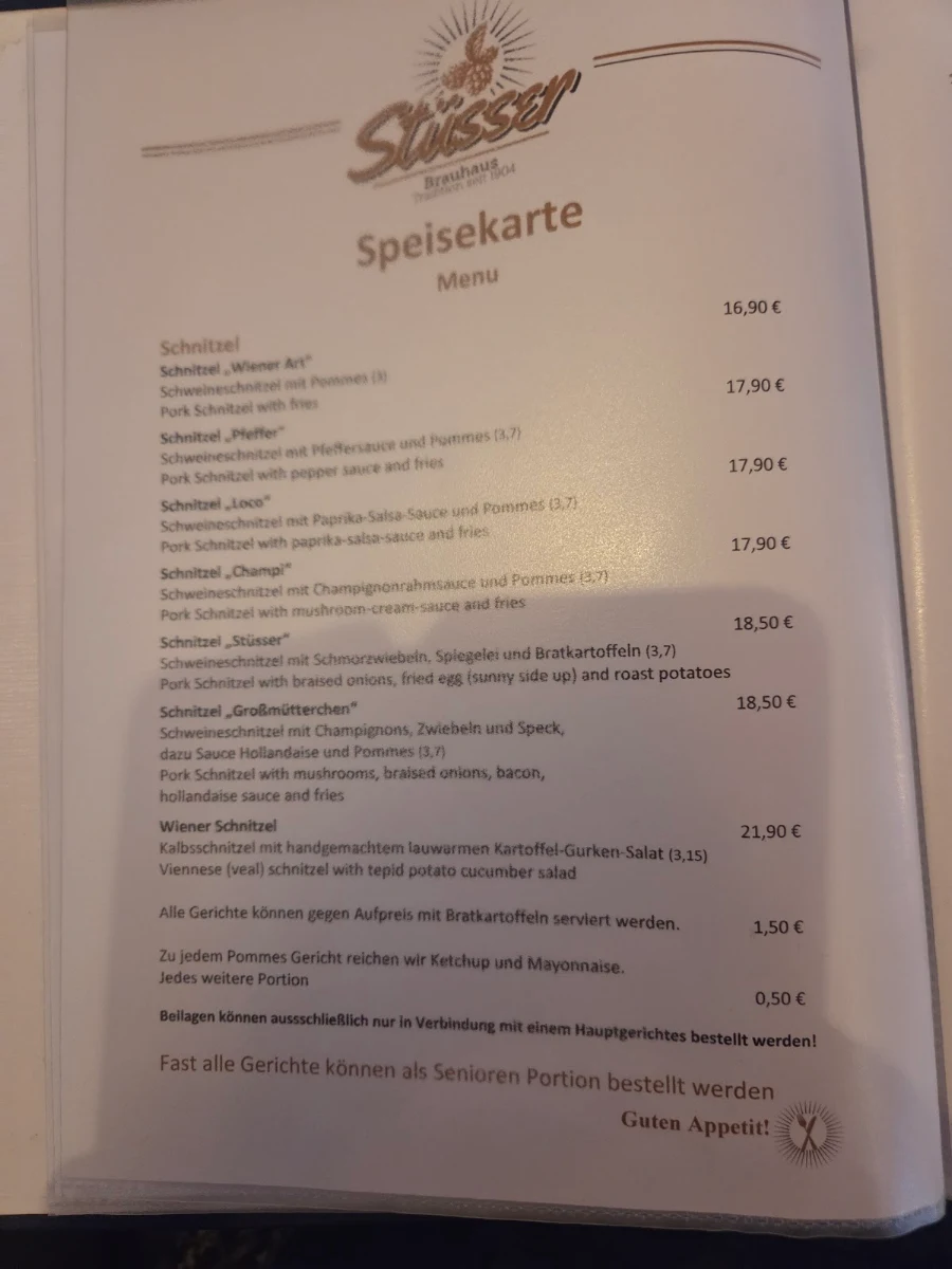 Speisekarte photo 5