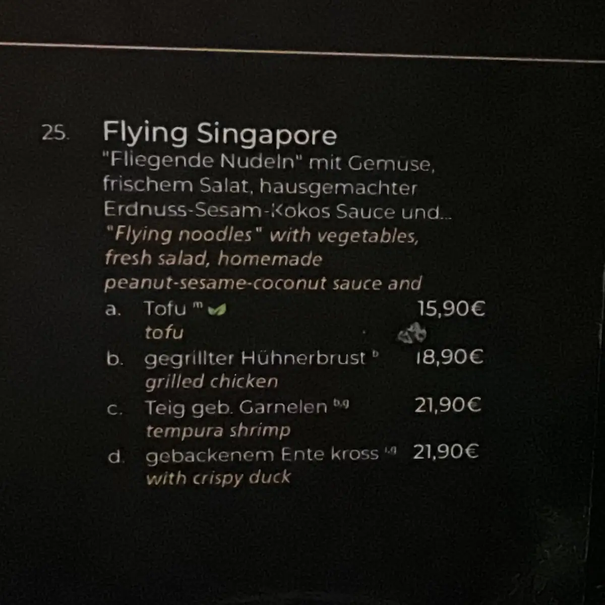 Speisekarte photo 8