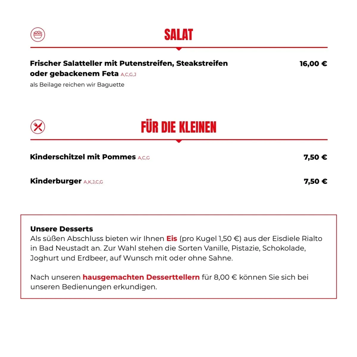 Speisekarte photo 10
