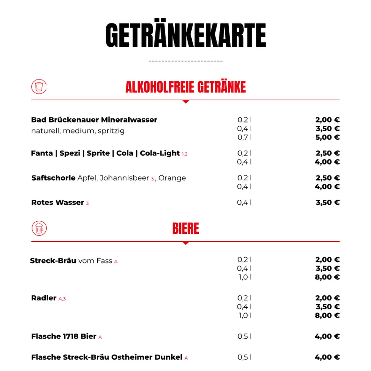 Speisekarte photo 2