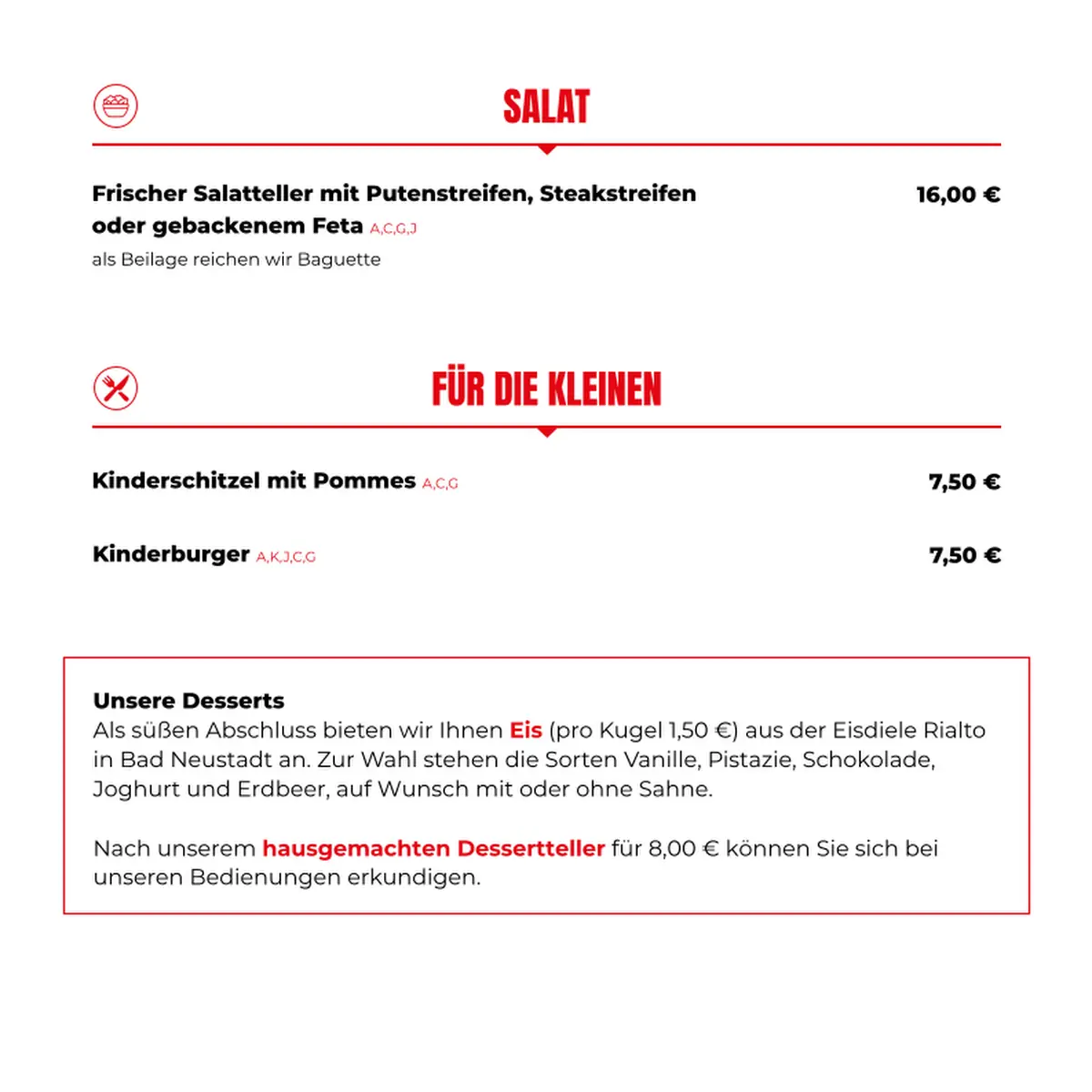 Speisekarte photo 9