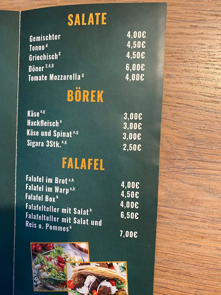 Speisekarte photo 1