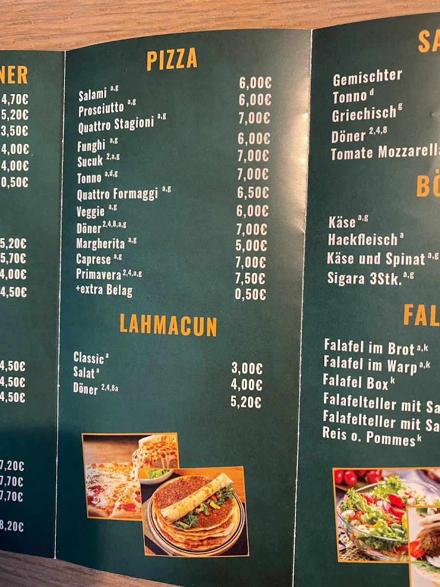 Speisekarte photo 2