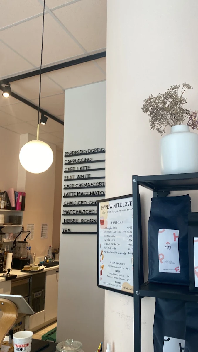 Speisekarte, Hope Café | Konditorei
