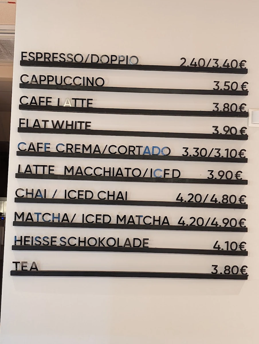 Speisekarte, Hope Café | Konditorei