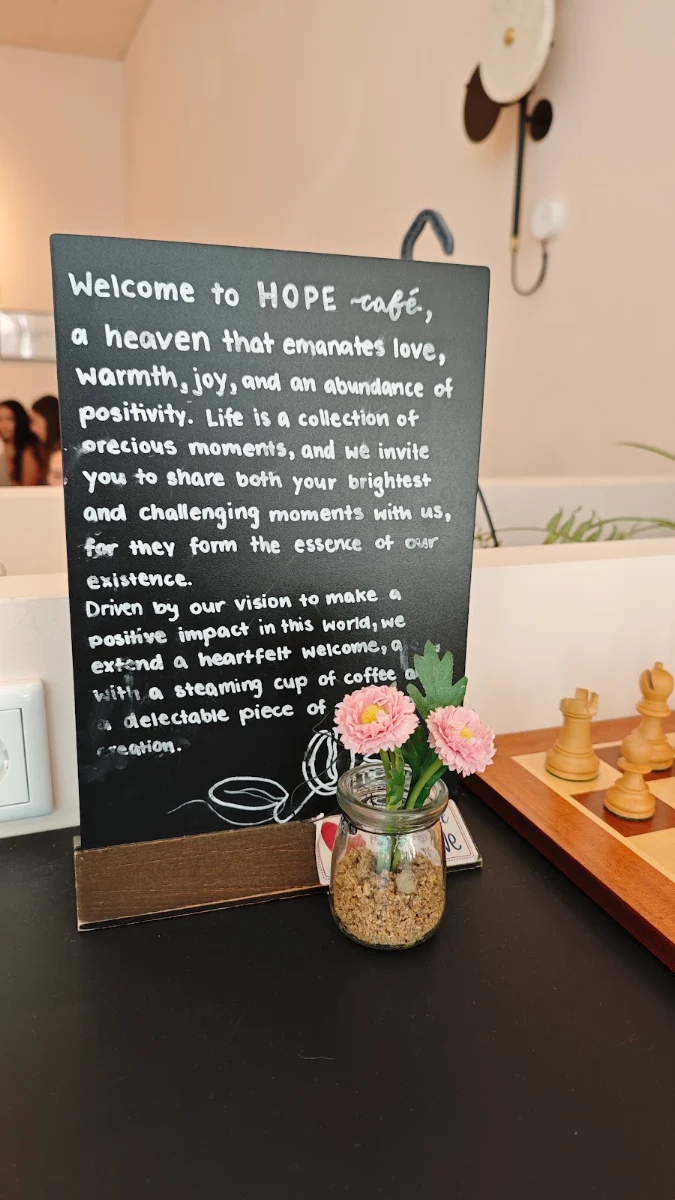 Speisekarte, Hope Café | Konditorei