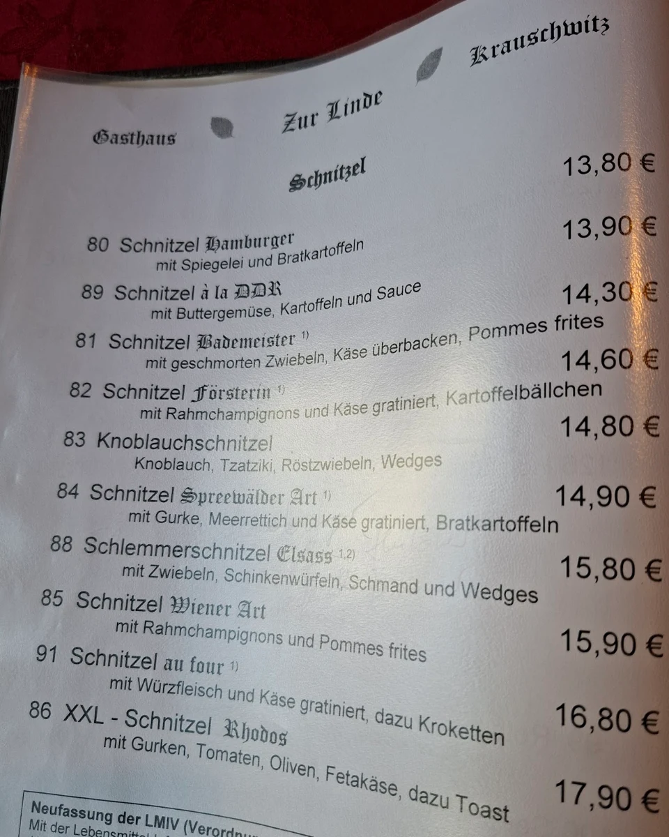 Speisekarte photo 3