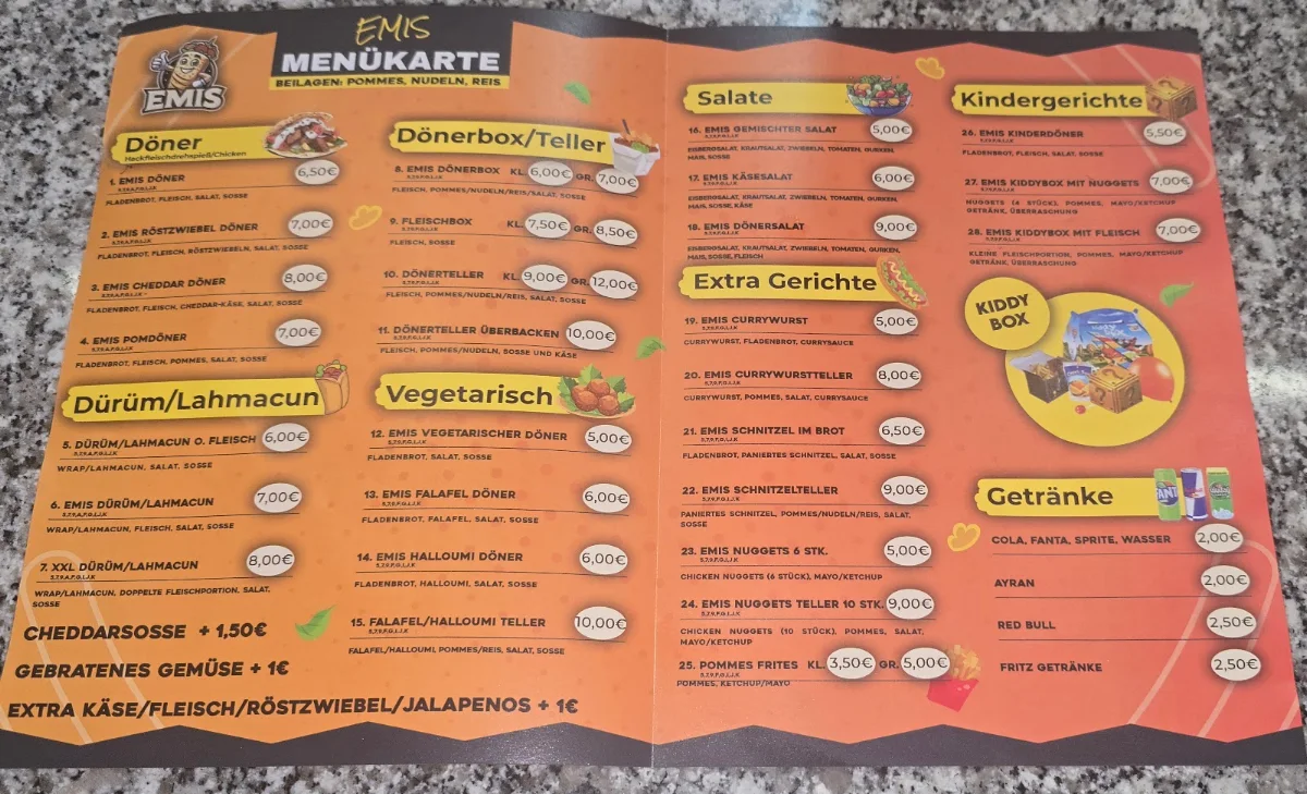 Speisekarte photo 1