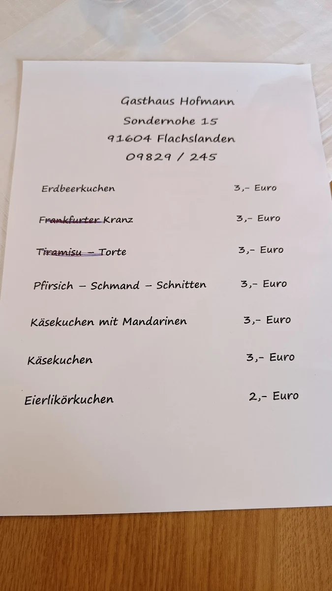 Speisekarte photo 3