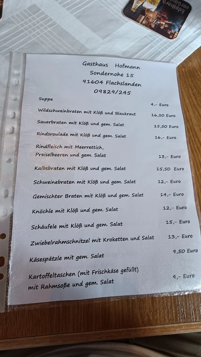 Speisekarte photo 4