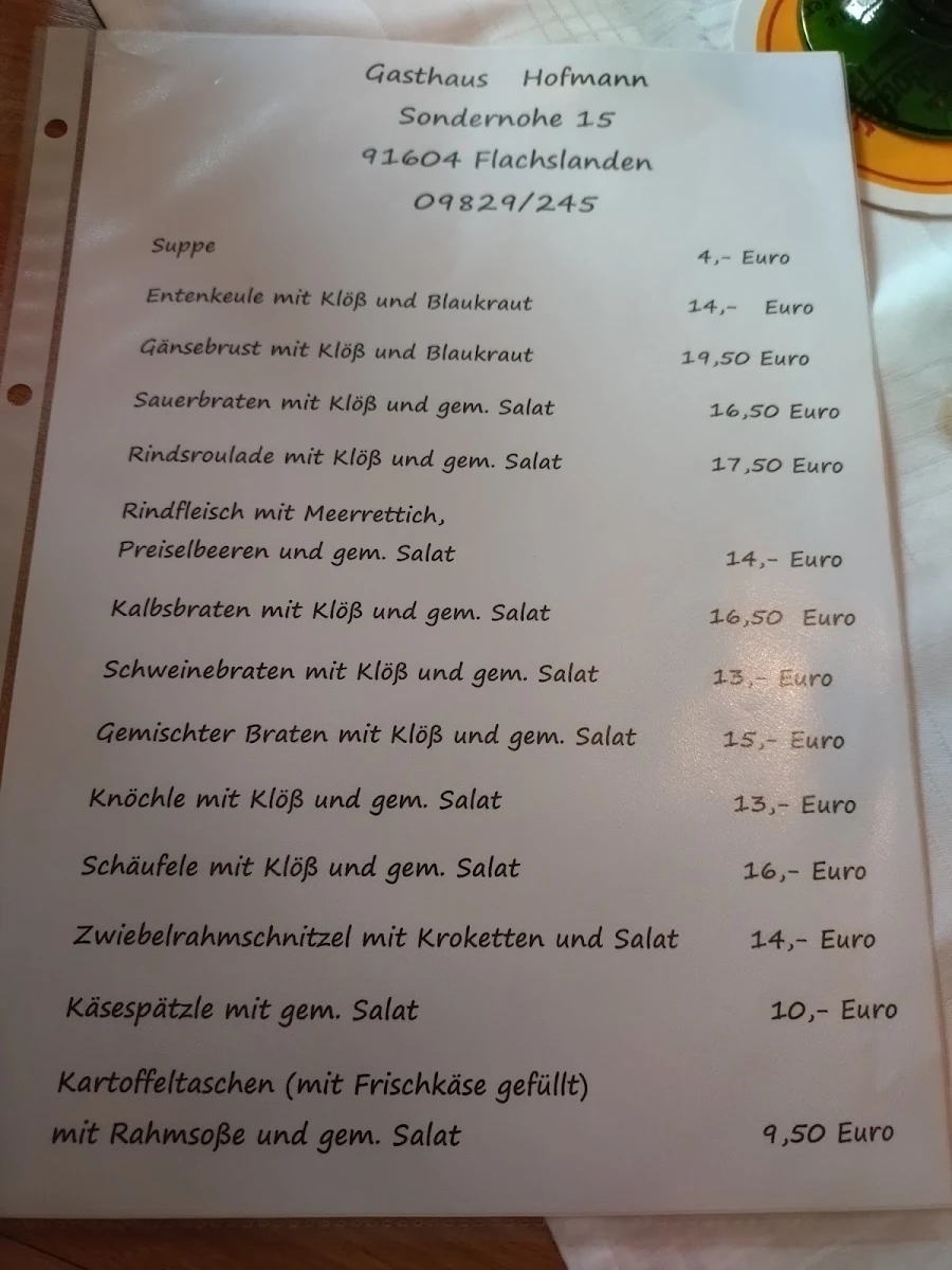 Speisekarte photo 5