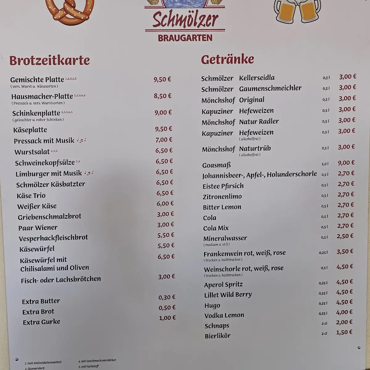 Speisekarte photo 4