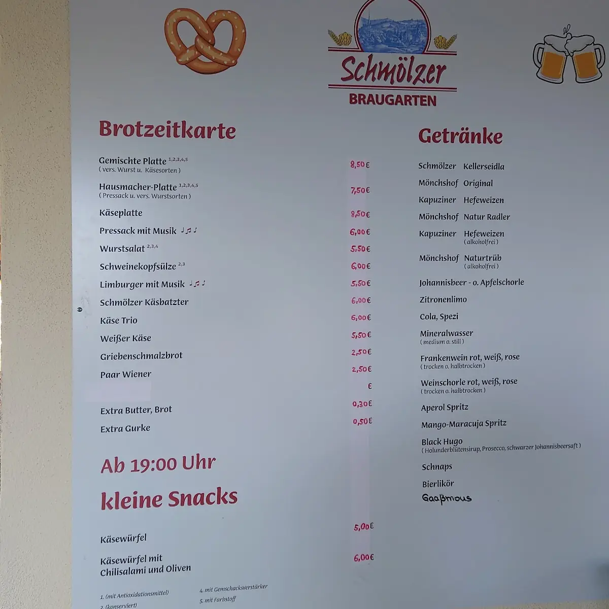 Speisekarte photo 6
