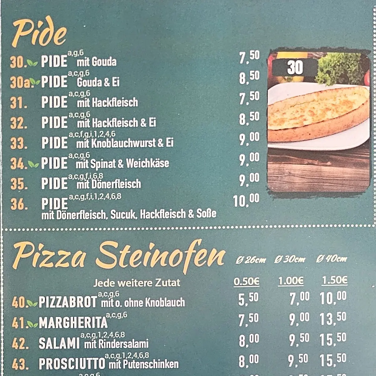 Speisekarte photo 4