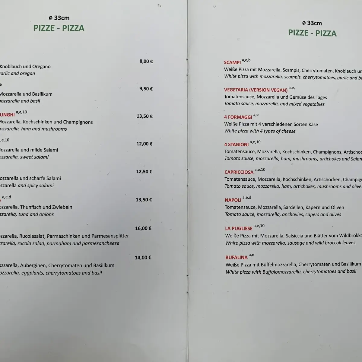 Speisekarte photo 3