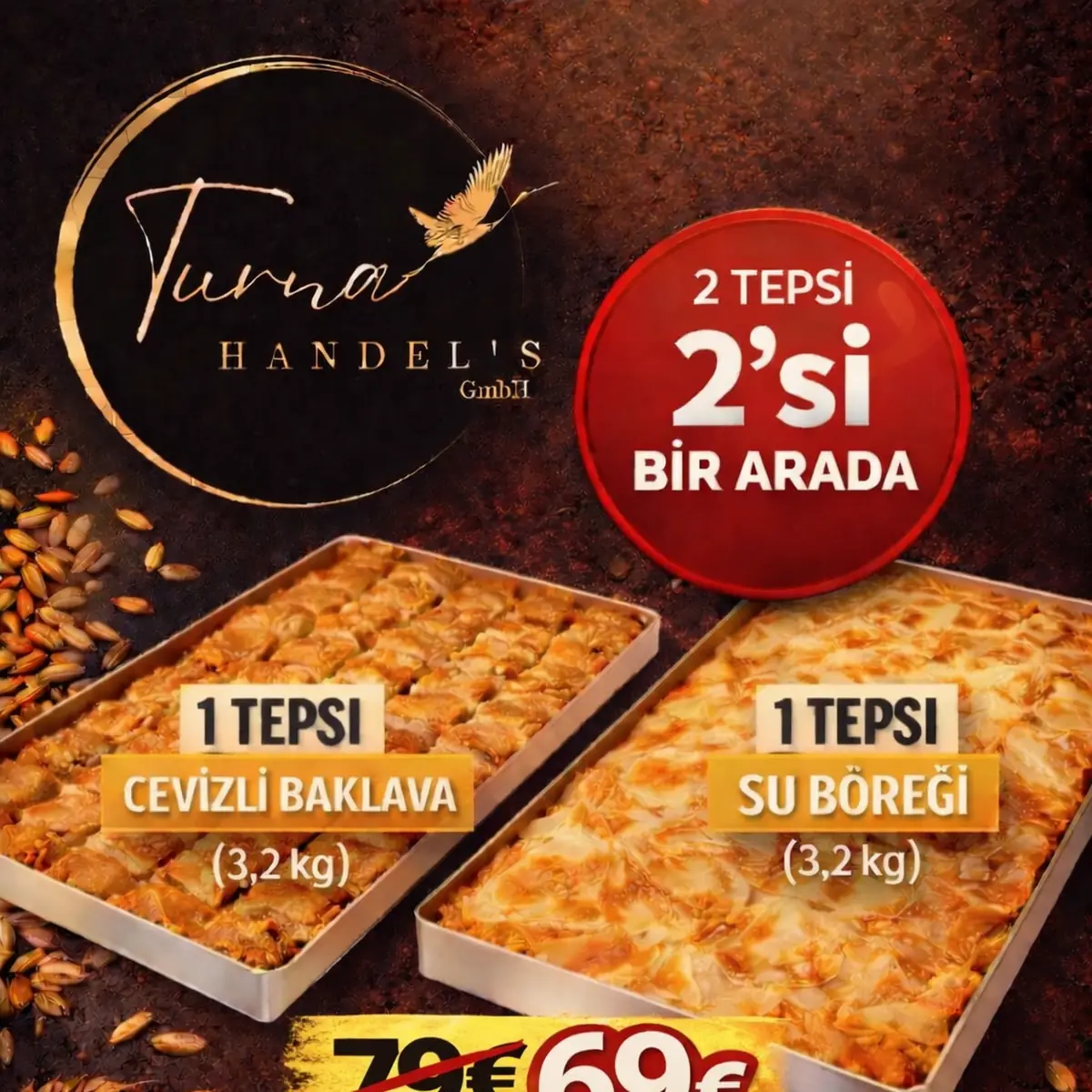 Speisekarte, Turna Kebab Haus