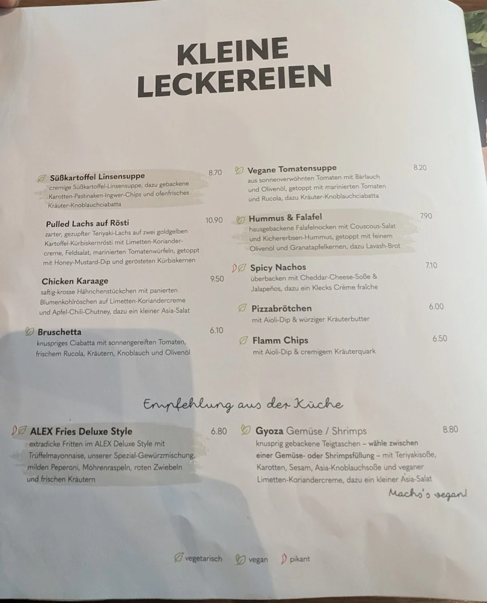 Speisekarte photo 2