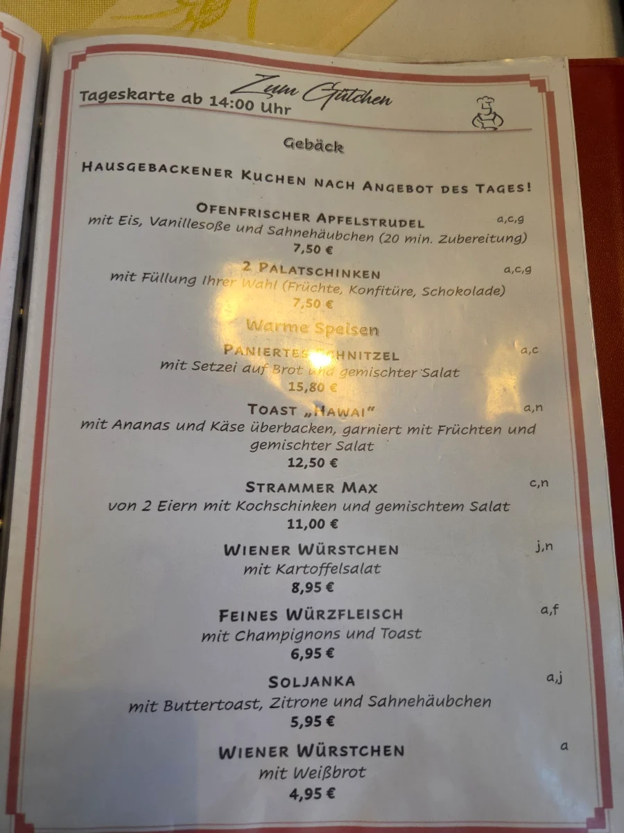 Speisekarte photo 1