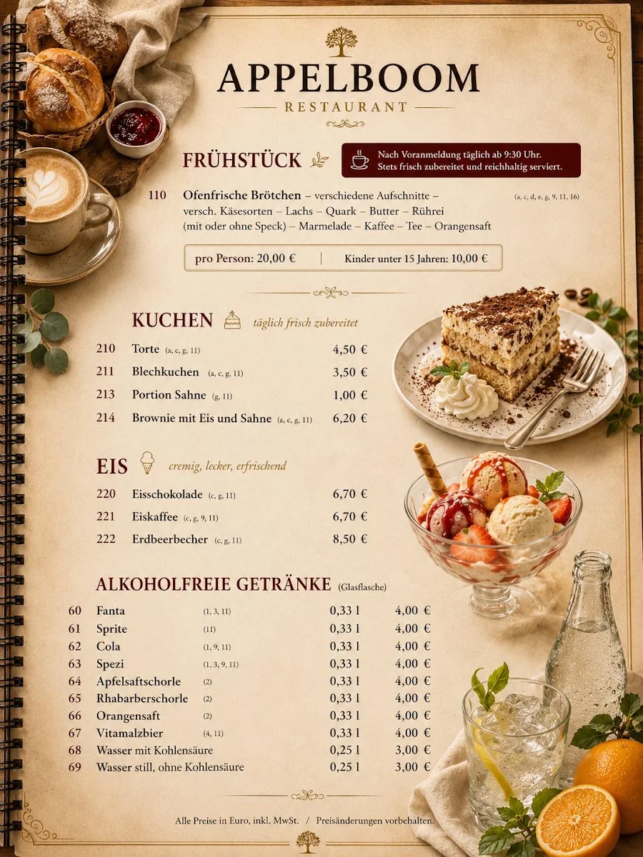 Speisekarte photo 2