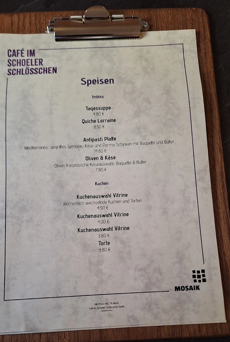 Speisekarte photo 2
