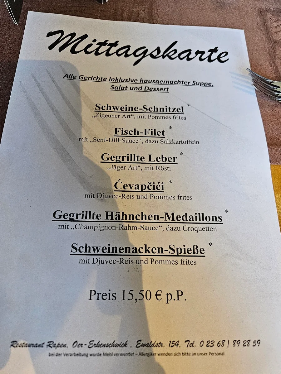 Speisekarte photo 1