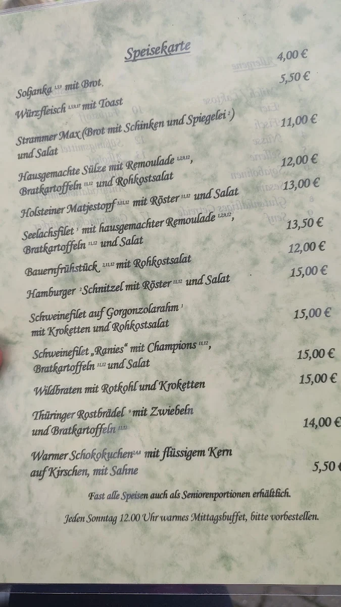 Speisekarte photo 2