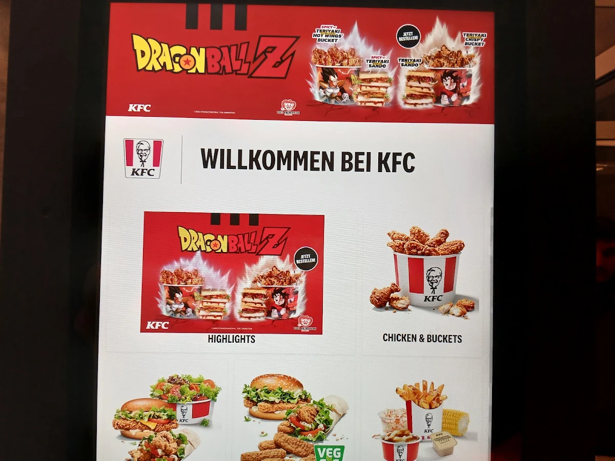 Speisekarte, Kentucky Fried Chicken
