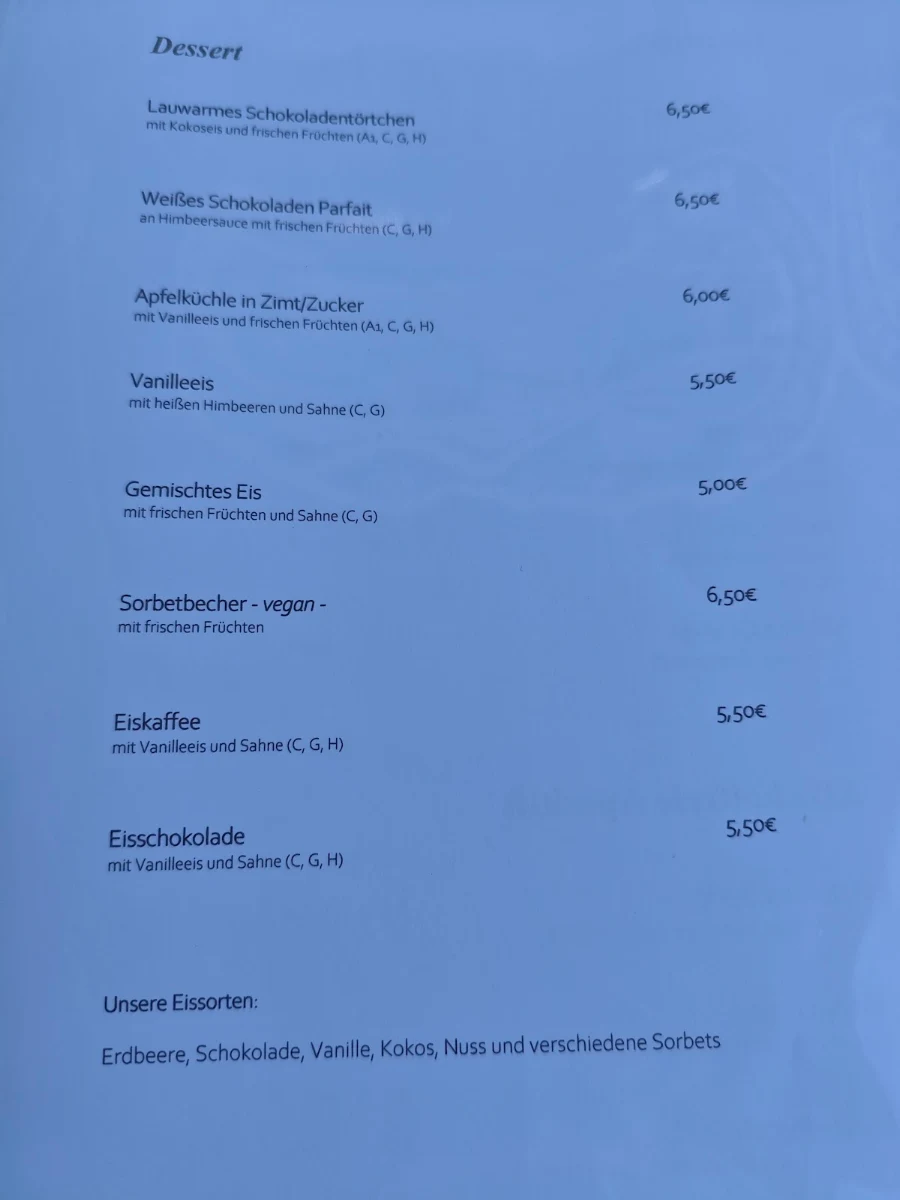 Speisekarte photo 3