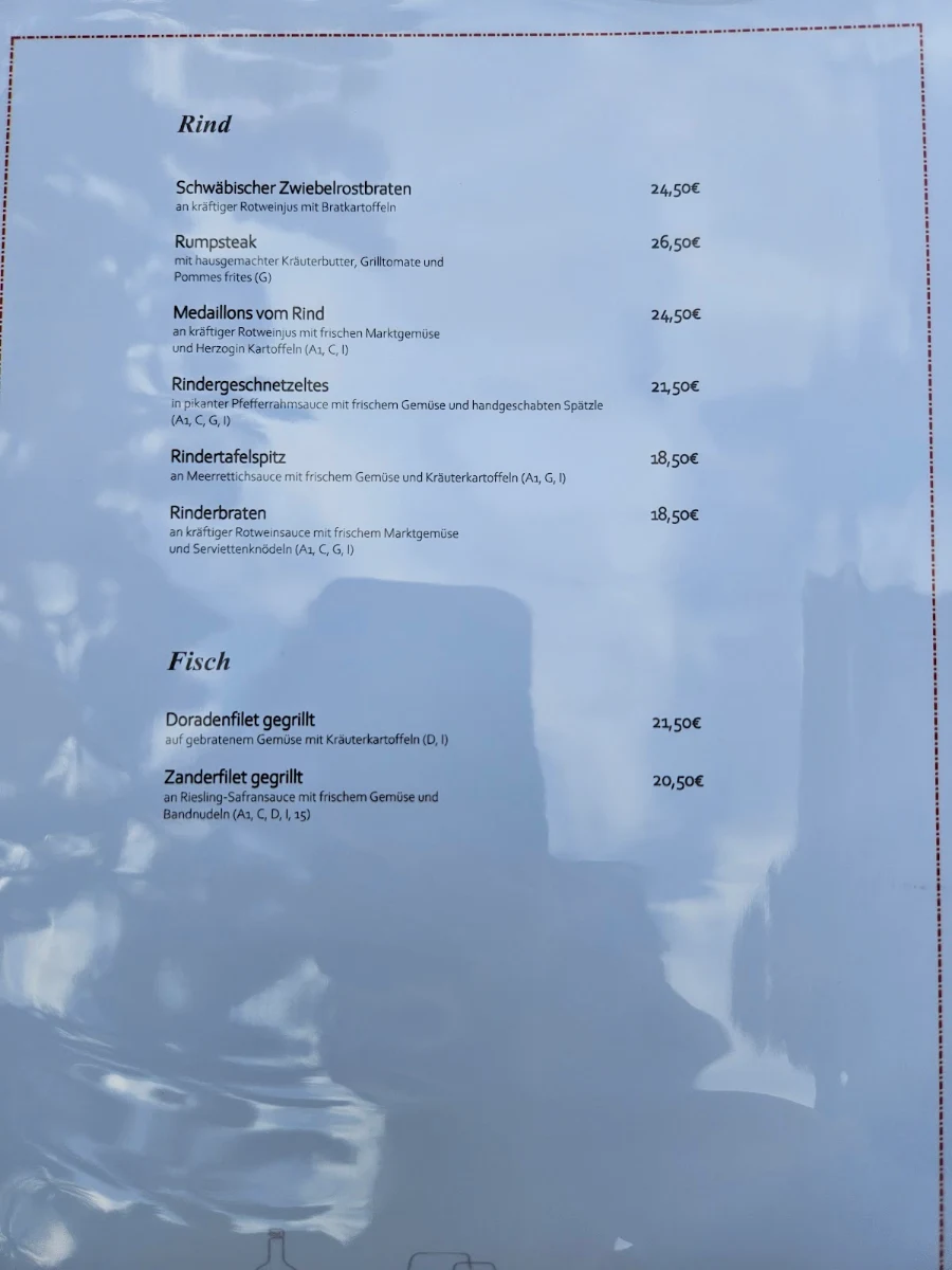 Speisekarte photo 4