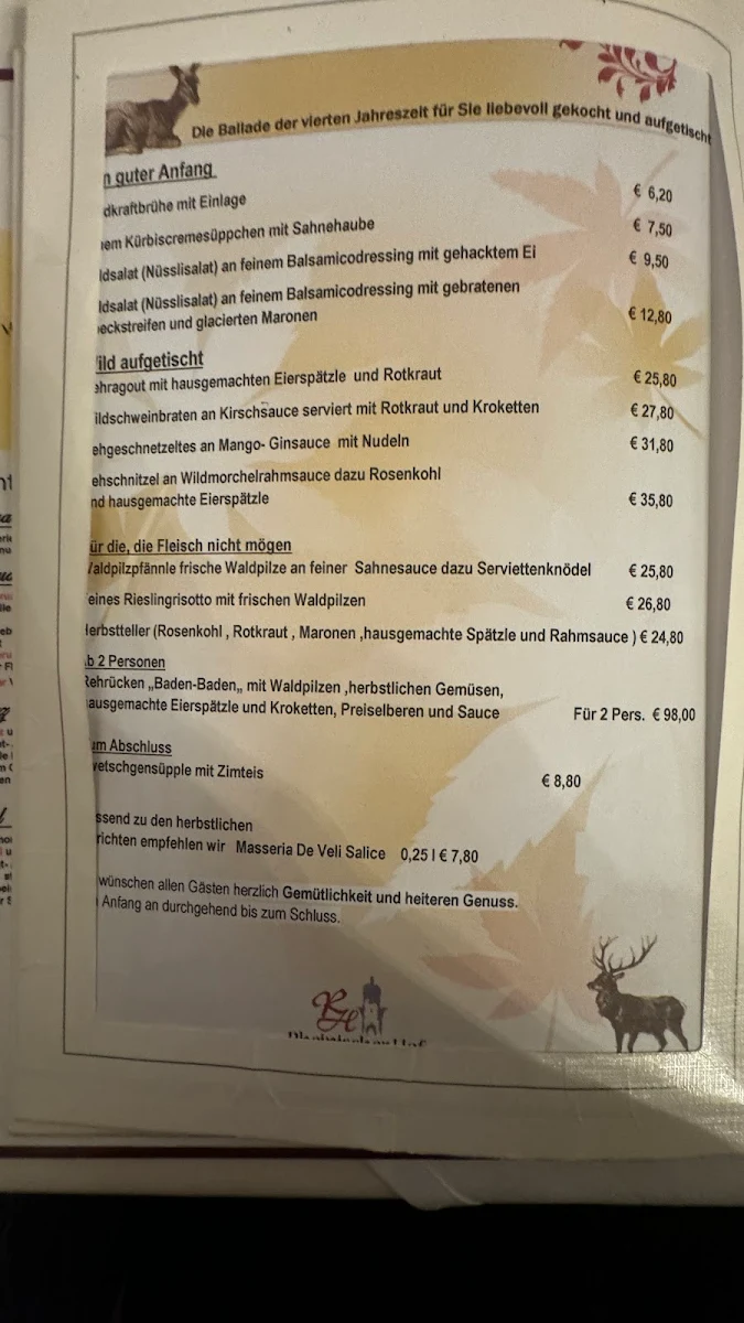 Speisekarte photo 8