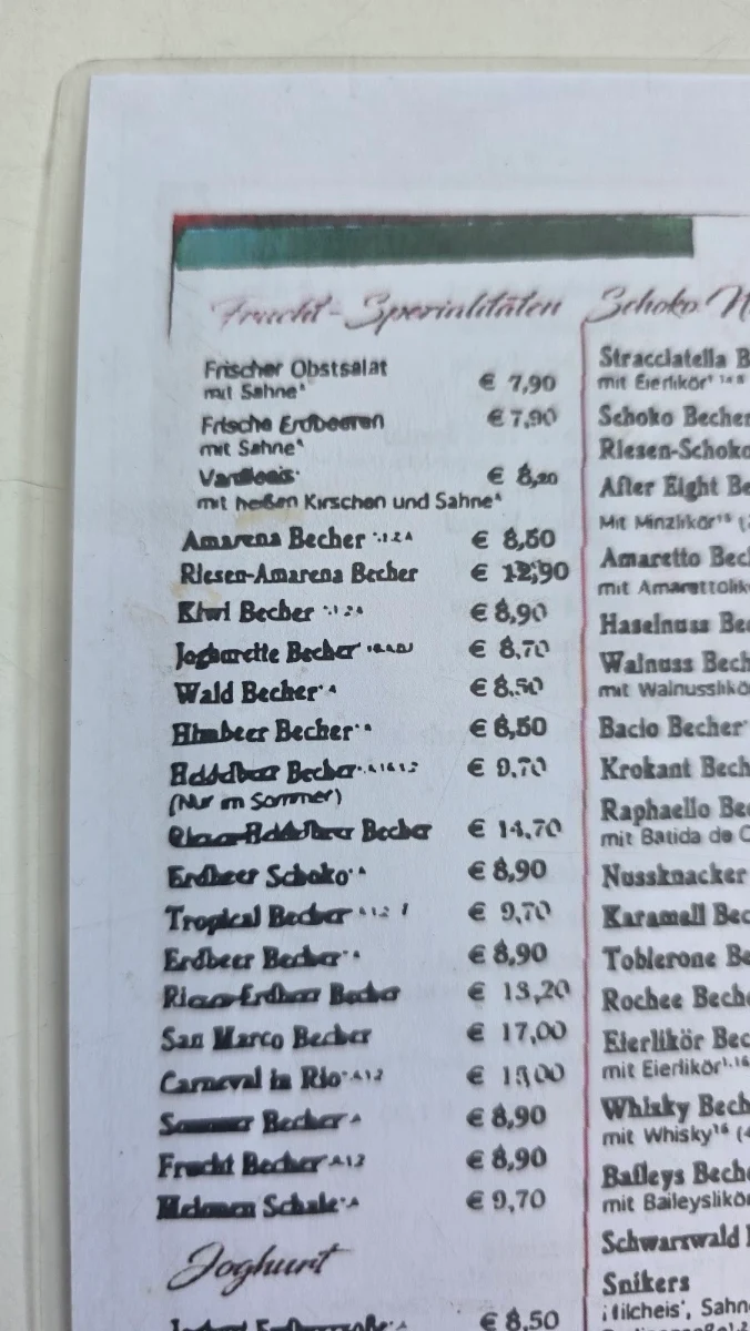 Speisekarte photo 3