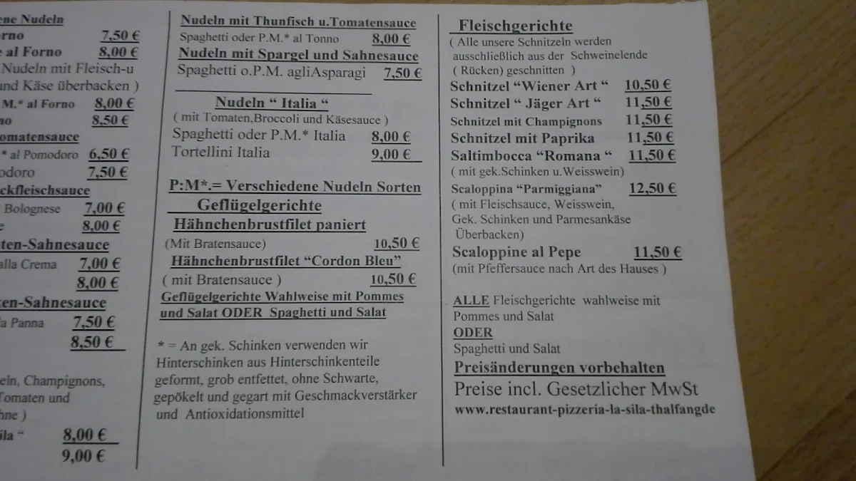 Speisekarte photo 2