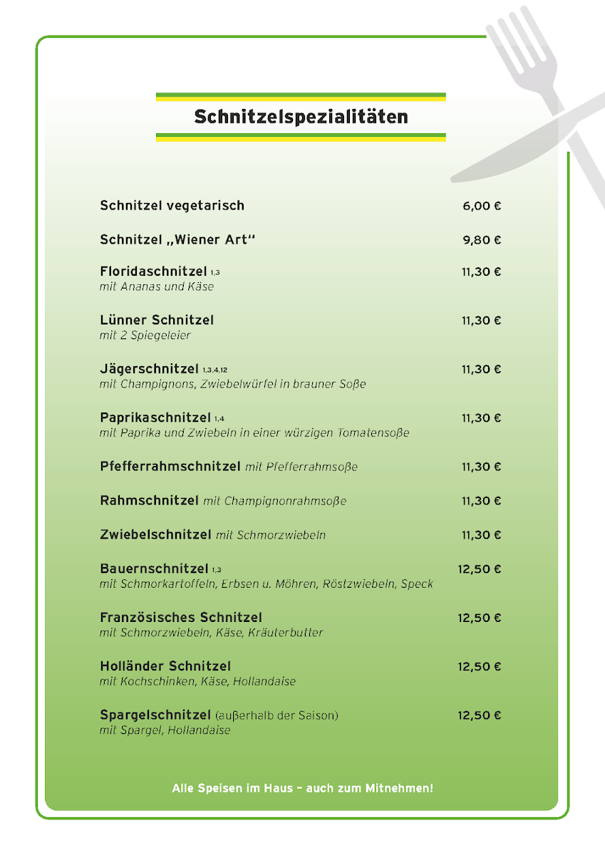 Speisekarte photo 1