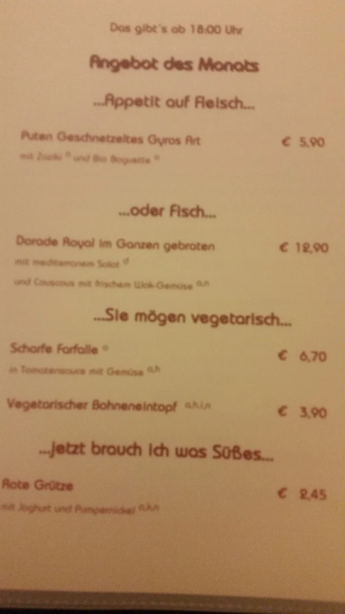 Speisekarte photo 10