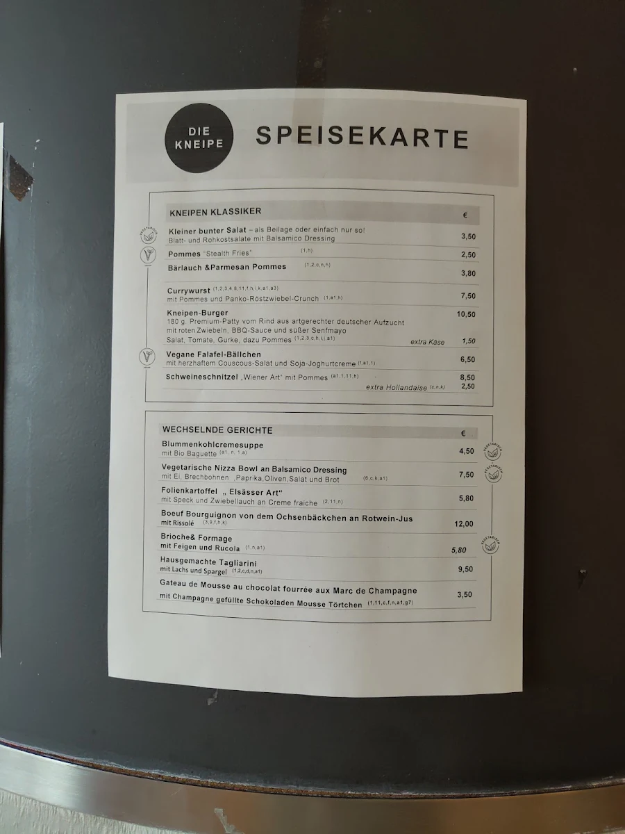 Speisekarte photo 2