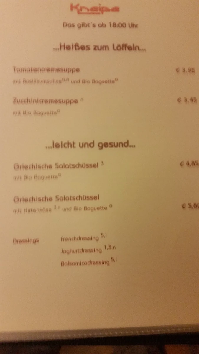 Speisekarte photo 6