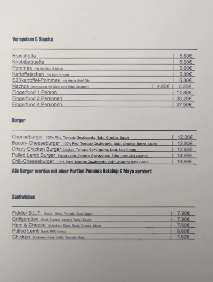 Speisekarte photo 6