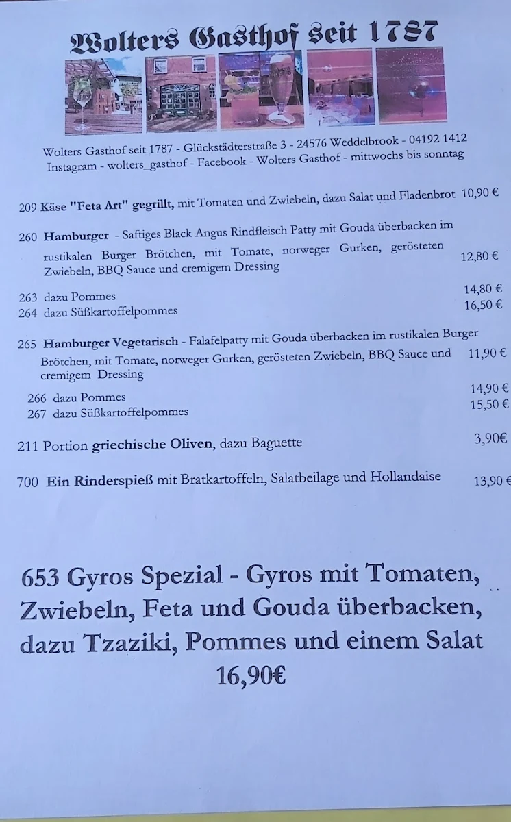 Speisekarte photo 1