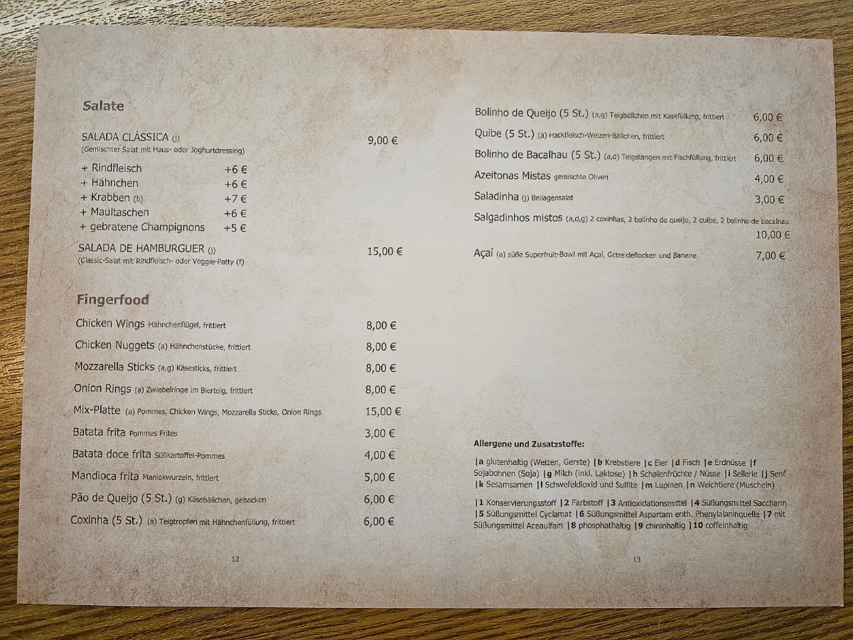Speisekarte photo 1