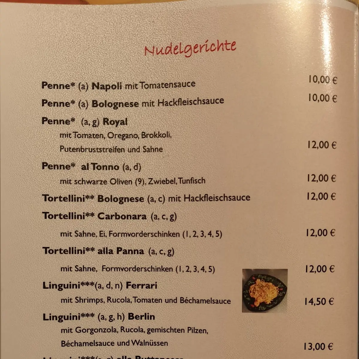 Speisekarte photo 1